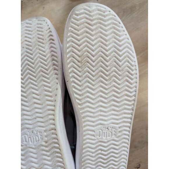 Men's Hey Dude Cody Sport Mesh Charcoal Gray Slip On Tennis Shoes Sneakers Sz 14 - Picture 7 of 16